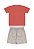 Conjunto Bebê Masculino Camisa Meia Malha Bermuda Saruel TileeSul - Imagem 4