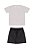 Conjunto Bebê Masculino Camisa Meia Malha Bermuda Saruel TileeSul - Imagem 6