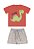Conjunto Bebê Masculino Camisa Meia Malha Bermuda Saruel TileeSul - Imagem 2