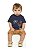 Conjunto Bebê Masculino Camisa Meia Malha Bermuda Moletom TileeSul - Imagem 1