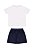 Conjunto Bebê Masculino Camisa Meia Malha Bermuda Moletom TileeSul - Imagem 6
