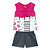 Conjunto Infantil Feminino Blusa + Short Kyly - Imagem 8