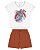 CONJUNTO INFANTIL MENINO CAMISETA ESTAMPADA E BERMUDA REIREX - Imagem 4