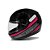 CAPACETE NEW EBF 7 CARBON 56 PRETO COM ROSA - Imagem 1