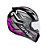 CAPACETE NEW SPARK SPOT 56 PRETO FOSCO E ROSA - Imagem 1
