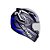 CAPACETE NEW SPARK SPOT 60 PRETO FOSCO COM AZUL - Imagem 1