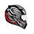 CAPACETE NEW SPARK SPOT 61 PRETO FOSCO COM VEMELHO - Imagem 1