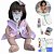 Bebê Reborn Realista Castanho Real 100% Silicone + 19 Itens - Imagem 2