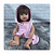 Bebê Reborn Realista Castanho Real 100% Silicone + 19 Itens - Imagem 3