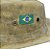 Chapéu Caçador De Lona Camping Com Bandeira do Brasil - Imagem 5