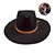 Chapéu Gusttavo Lima Estilo Country Vaquejada Fedora Aba Larga - Imagem 1