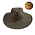 Chapéu Gusttavo Lima Estilo Country Vaquejada Fedora Aba Larga - Imagem 4