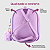 Mini Mochilinha Feminina Mochila Pequena Para Dia Dia Carregar Carteira Celular Pertences - Imagem 4