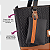 Bolsa Feminina Grande Para Trabalhar Passear Escola Faculdade Florida Moda Lançamento - Imagem 3