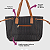 Bolsa Feminina Grande Para Trabalhar Passear Escola Faculdade Florida Moda Lançamento - Imagem 3