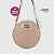 Bolsa Feminina Transversal Elegância Compacta Pequena Redonda Para Dia a Dia Passeio Trabalho - Imagem 5