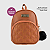 Mini Mochila Feminina Pequena Mochilista Estilosa Detalhe Coração - Imagem 5