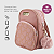 Mini Mochila Feminina Pequena Mochilista Estilosa Detalhe Coração - Imagem 2