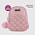 Mini Mochila Feminina Pequena Mochilista Estilosa Detalhe Coração - Imagem 9