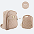 Kit Mochila Feminina Bolsa De Costas + Mini Mochilinha Pequena Mãe e Filha C/ Chaveiro Pompom - Imagem 13