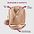 Kit Mochila Feminina Pequena Média + Mini Mochilinha Estilosa Para Carregar Celular Carteira Brinquedo - Imagem 9