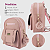 Kit Mochila Feminina Pequena Moda + Mini Bolsa Mochilinha Linda Para Adulto e Criança Mãe e Filha - Imagem 4