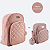Kit C/ 2 Mochila Feminina Pequena e Mini Mochilinha Bolsa De Costas Desenho Coração Reforçada Escolar Faculdade Passeio - Imagem 10