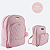 Kit C/ 2 Mochila Feminina Pequena e Mini Mochilinha Bolsa De Costas Desenho Coração Reforçada Escolar Faculdade Passeio - Imagem 11