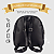 Mochila Feminina Mini Pequena Lisa Ziper Casual Moderna Estilosa Mulher Menina Adolescente - Imagem 3