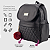 Mochila Feminina Bordado Otima Para Uso Do Dia Escola Curso Faculdade Chaveiro Pompom - Imagem 2