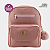 Mochila Feminina Bolsa Mochilinha Estilo Único Versátil E Elegante + Pompom - Imagem 1
