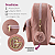 Mochila Feminina Bolsa Mochilinha Estilo Único Versátil E Elegante + Pompom - Imagem 3