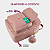 Mochila Feminina Bolsa Mochilinha Estilo Único Versátil E Elegante + Pompom - Imagem 4