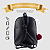 Mochila Feminina Media Reforçada Couro Macio Liso Premium Com Chaveiro Pompom - Imagem 4