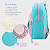 Mochila Infantil De Ovelinha Com Pelinhos 4D Linda Para Passear Dia Dia Carregar Roupas Fralda Brinquedo - Imagem 3
