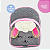Mochila Infantil De Ovelinha Com Pelinhos 4D Linda Para Passear Dia Dia Carregar Roupas Fralda Brinquedo - Imagem 6