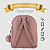 Mochila Feminina Bolsa Fashion Com Lindo Detalhe Lacinho - Imagem 4