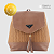 Mochila Feminina de Costas Courino Elegante Estilo Saco - Imagem 7