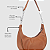 Bolsa Feminina Baguete Tiracolo Alça De Ombro Com Corrente - Imagem 3