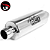 Abafador Intermediario Aco Inox Corpo 4 1/2 Pol - Comprimento 300mm - Imagem 1