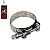 Abraçadeira 100% Inox tipo T / Tucho / T-Clamp para mangotes de 1-5/8" polegadas (D.I 49-57mm) - Imagem 3