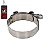 Abraçadeira 100% Inox tipo T / Tucho / T-Clamp para mangotes de 2" polegadas (D.I 56-64mm) - Imagem 1
