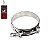 Abraçadeira 100% Inox tipo T / Tucho / T-Clamp para mangotes de 2-1/2" polegadas (D.I 68-76mm) - Imagem 3