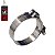 Abraçadeira 100% Inox tipo T / Tucho / T-Clamp para mangotes de 2-1/4" polegadas (D.I 62-70mm) - Imagem 2