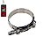 Abraçadeira 100% Inox tipo T / Tucho / T-Clamp para mangotes de 2-1/4" polegadas (D.I 62-70mm) - Imagem 3