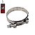 Abraçadeira 100% Inox tipo T / Tucho / T-Clamp para mangotes de 2-3/4" polegadas (D.I 75-83mm) - Imagem 3