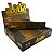 Caixa Seda Aleda Ouro Brown Dourada King Size Grande - Imagem 1