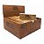 Caixa Piteira De Papel Tatu Do Bem Brown Marrom 6x2cm - Imagem 3
