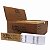 Caixa Piteira De Papel Tatu Do Bem Brown Marrom 6x2cm - Imagem 1