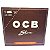 Caixa Seda Ocb Brown Marrom Virgin King Size Slim 50 Livreto - Imagem 3